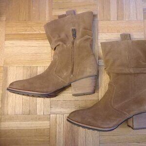 Caterpillar Tan Ankle Boots